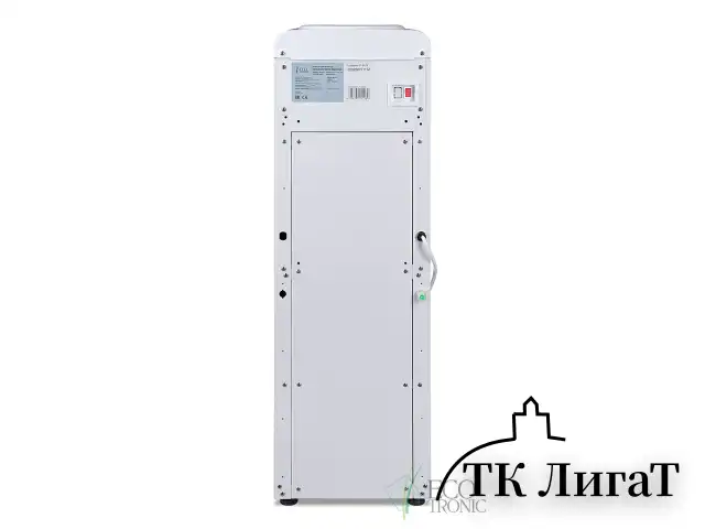 Кулер-водонагреватель БЕЗ ОХЛАЖДЕНИЯ ECOTRONIC J1-LCN XS, напольный, шкаф, 2 крана, белый, 12091