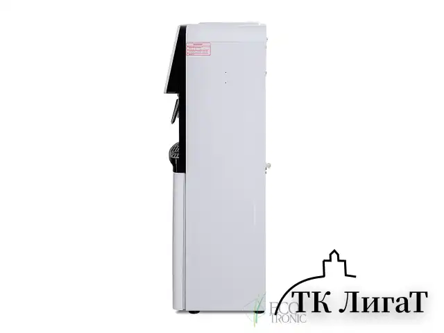 Кулер-водонагреватель БЕЗ ОХЛАЖДЕНИЯ ECOTRONIC J1-LCN XS, напольный, шкаф, 2 крана, белый, 12091
