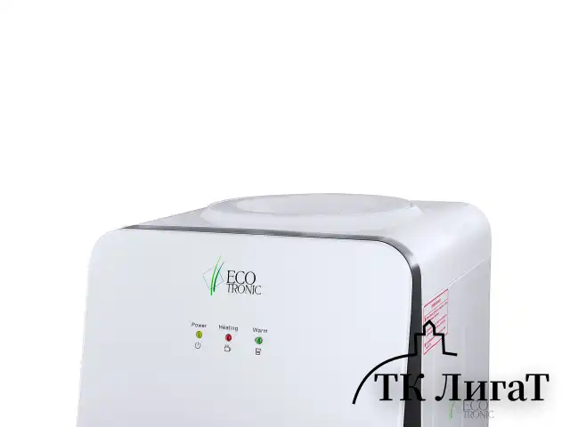 Кулер-водонагреватель БЕЗ ОХЛАЖДЕНИЯ ECOTRONIC J1-LCN XS, напольный, шкаф, 2 крана, белый, 12091