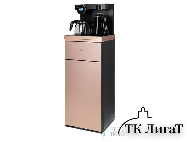 Кулер для воды с чайником, БЕЗ ОХЛАЖДЕНИЯ, ECOTRONIC TB12-LNR Tea Bar, напольный, шкаф, 2 крана, 12370