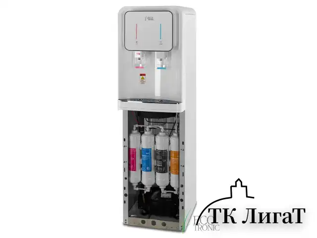 Пурифайер для воды ECOTRONIC A60-U4L напольный, НАГРЕВ/ОХЛАЖДЕНИЕ КОМПРЕССОРНОЕ, 2 крана, белый, 7138