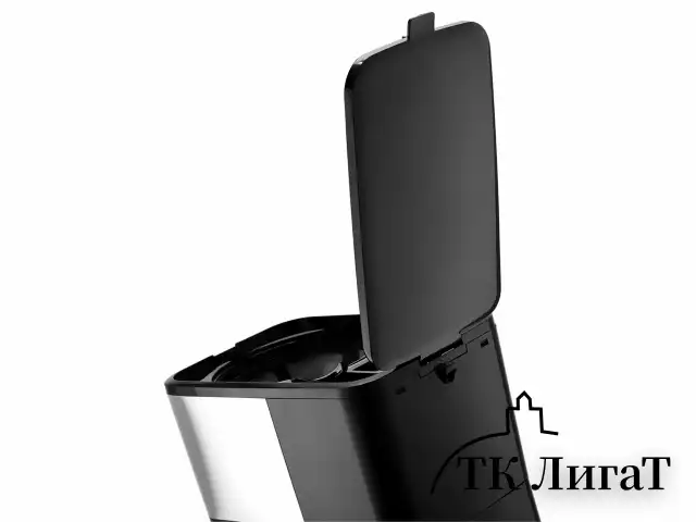 Кофеварка капельная BRAYER BR1125, 900 Вт, объем 1,25 л, LED-дисплей, термокружка в ПОДАРОК, черная