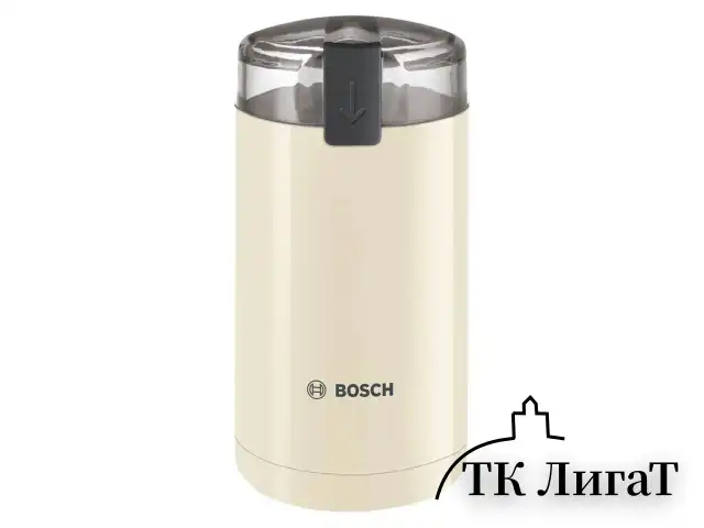 Кофемолка BOSCH TSM6A017C, мощность 180 Вт, вместимость 75 г, пластик, бежевая