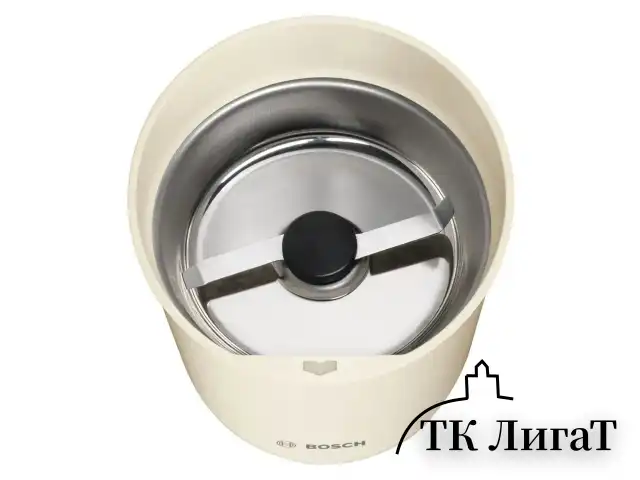 Кофемолка BOSCH TSM6A017C, мощность 180 Вт, вместимость 75 г, пластик, бежевая