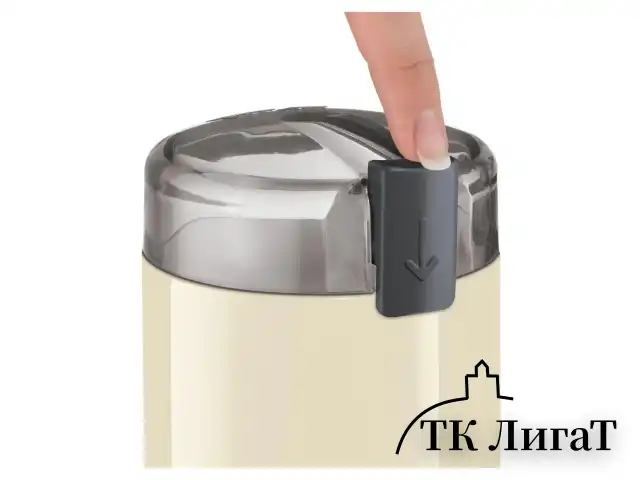 Кофемолка BOSCH TSM6A017C, мощность 180 Вт, вместимость 75 г, пластик, бежевая
