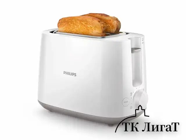 Тостер PHILIPS HD2581/00, 830 Вт, 2 тоста, 8 режимов, пластик, белый