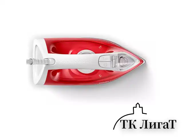 Утюг PHILIPS GC1742/40, 2000 Вт, антипригарное покрытие, самоочистка, красный