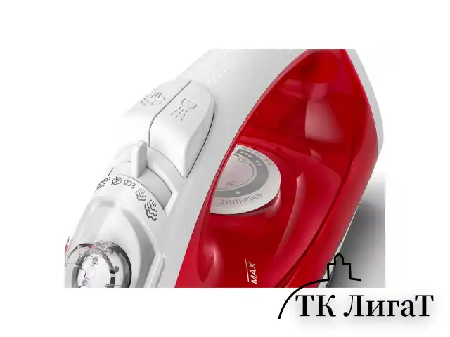 Утюг PHILIPS GC1742/40, 2000 Вт, антипригарное покрытие, самоочистка, красный