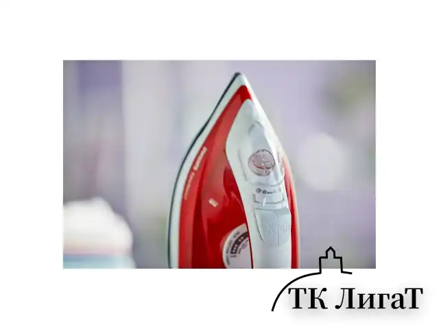 Утюг PHILIPS GC1742/40, 2000 Вт, антипригарное покрытие, самоочистка, красный