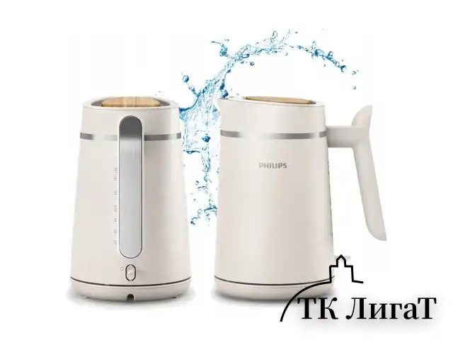 Чайник PHILIPS HD9365/10, 1,7 л, 2200 Вт, закрытый нагревательный элемент, пластик, слоновая кость