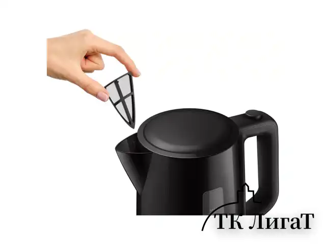 Чайник PHILIPS HD9318/20, 1,7 л, 2200 Вт, закрытый нагревательный элемент, пластик, черный