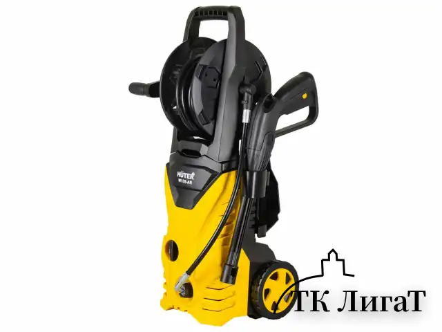Минимойка HUTER W135-AR, мощность 1,65 кВт, давление 135 бар, шланг 5 м, 70/8/9
