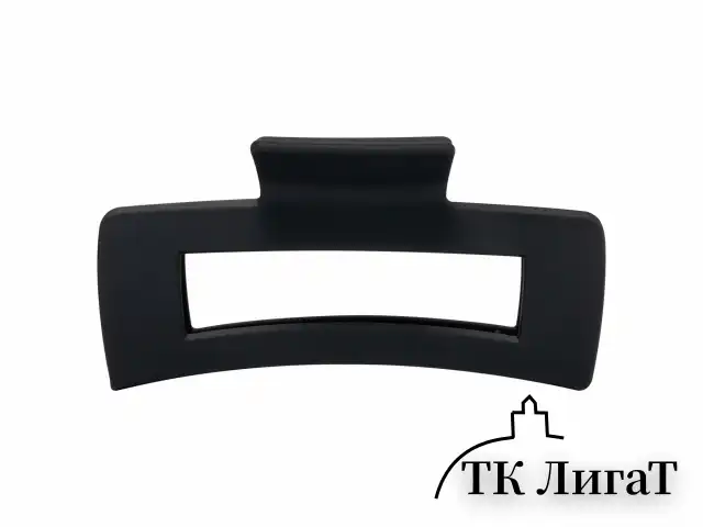 Краб для волос 10,5 см, soft-touch, чёрный, MONTE VITA, 456999