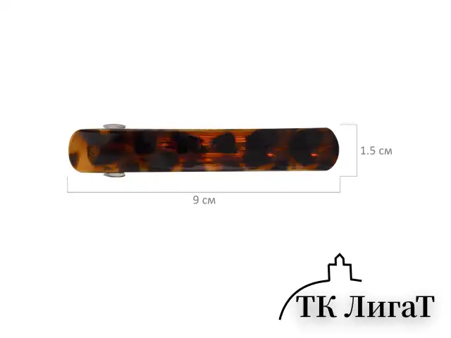 Заколка для волос 8,5 см, автомат, глянцевый, АССОРТИ, MONTE VITA, 457086