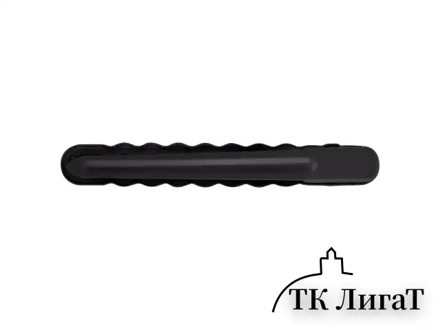 Заколки для волос НАБОР 2 шт., 8 см, зажим, soft touch, чёрный, MONTE VITA, 457087