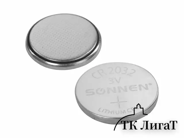 Батарейки литиевые SONNEN Lithium CR2032, "таблетки, дисковые, кнопочные", КОМПЛЕКТ 4 шт., блистер, 457142