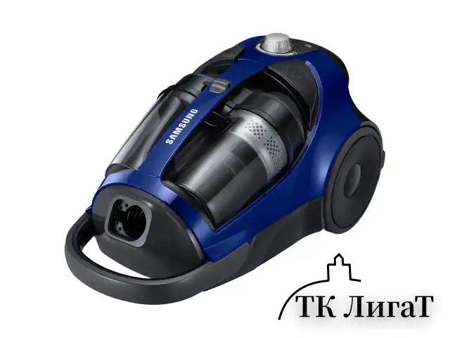 Пылесос SAMSUNG VCC8836V36/XEV с контейнером "циклон", 2200 Вт, мощность всасывания 430 Вт, синий