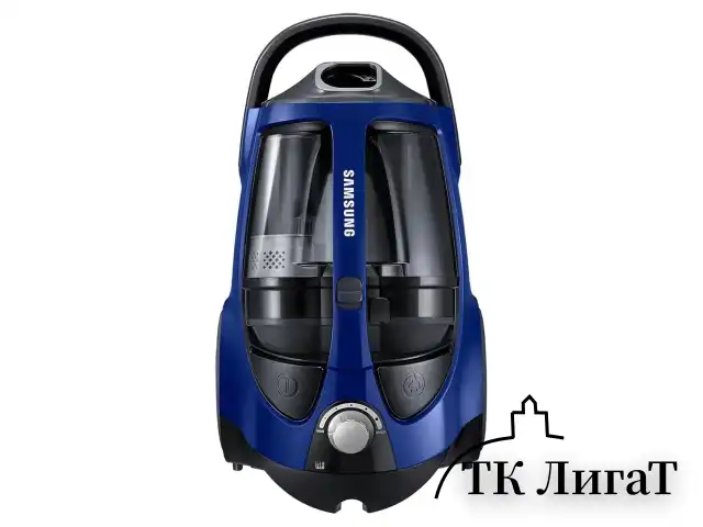 Пылесос SAMSUNG VCC8836V36/XEV с контейнером "циклон", 2200 Вт, мощность всасывания 430 Вт, синий