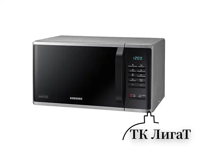 Микроволновая печь SAMSUNG MS23K3513AS/BW, объем 23 л, мощность 800 Вт, механическое управление