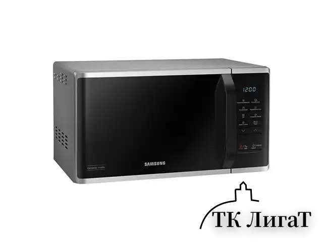 Микроволновая печь SAMSUNG MS23K3513AS/BW, объем 23 л, мощность 800 Вт, механическое управление