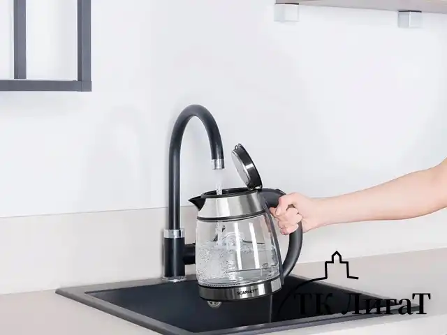 Чайник SCARLETT SC-EK27G54, 1,7 л, 1800 Вт, закрытый нагревательный элемент, стекло, стальной