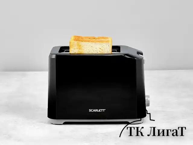 Тостер SCARLETT SC-TM11020, 700 Вт, 2 тоста, 7 режимов, механическое управление, пластик, черный