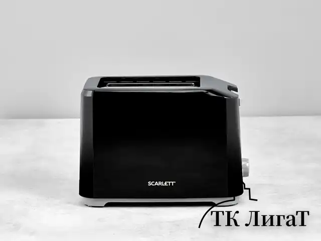 Тостер SCARLETT SC-TM11020, 700 Вт, 2 тоста, 7 режимов, механическое управление, пластик, черный