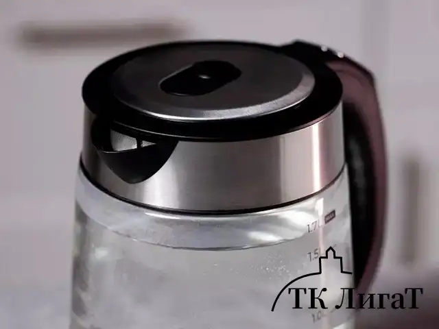Чайник TIMBERK T-EK27G03, 1,7 л, 2200 Вт, закрытый нагревательный элемент, ТЕРМОРЕГУЛЯТОР, стекло, стальной