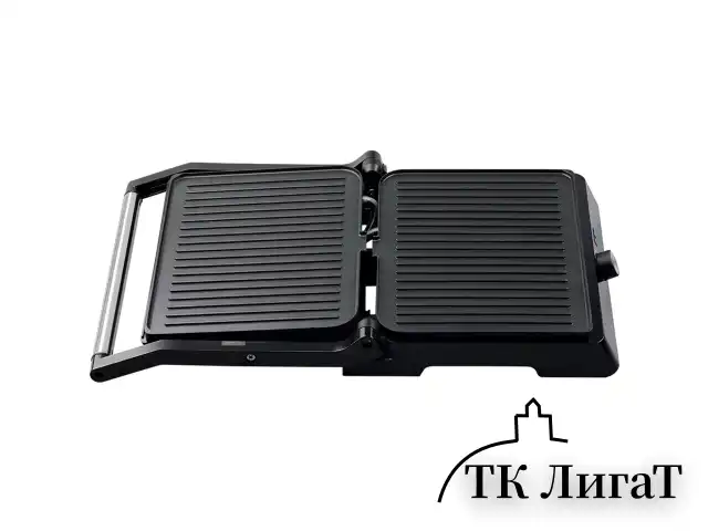 Электрогриль TIMBERK T-EG350M01, 2200 Вт, фиксированные панели, регулировка температуры, черный