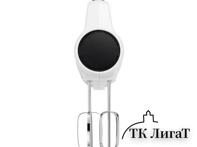 Миксер TIMBERK T-HM40S48, 700 Вт, 5 скоростей, 2 венчика, 2 крюка для теста, белый