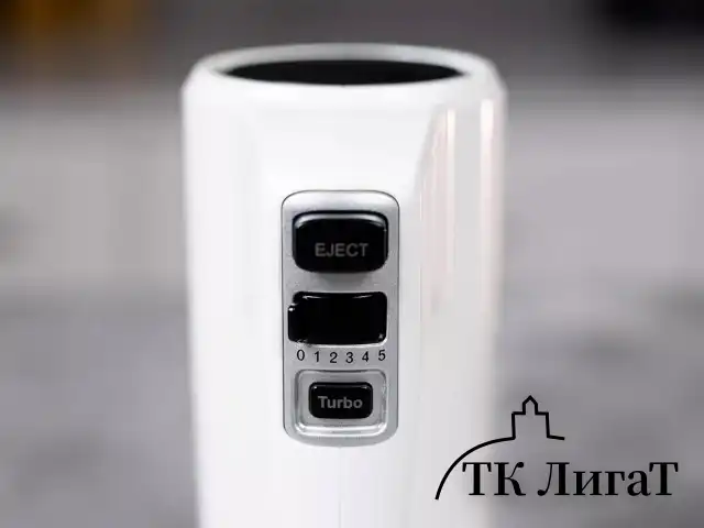 Миксер TIMBERK T-HM40S48, 700 Вт, 5 скоростей, 2 венчика, 2 крюка для теста, белый
