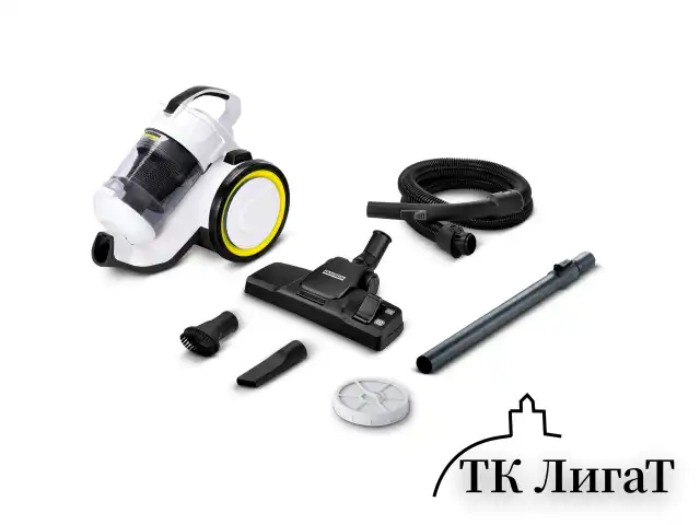 Пылесос KARCHER VC3 с контейнером "циклон", потребляемая мощность 700 Вт, белый, 1.198-053.0