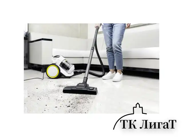 Пылесос KARCHER VC3 с контейнером "циклон", потребляемая мощность 700 Вт, белый, 1.198-053.0