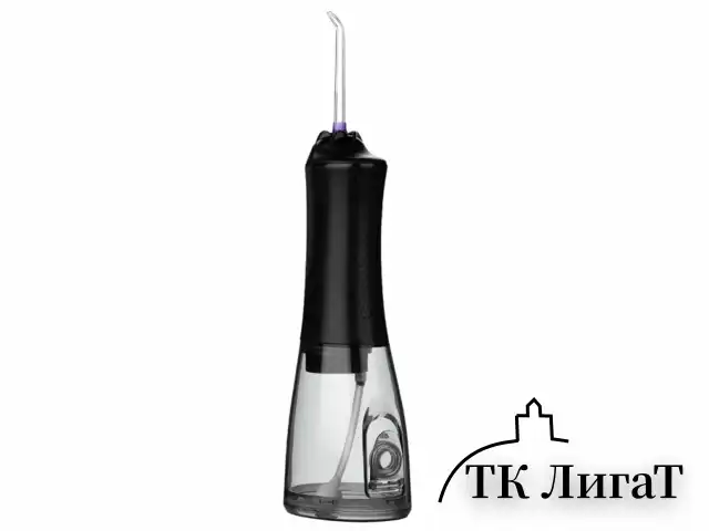 Ирригатор для полости рта REVYLINE RL 450 New, портативный, емкость резервуара 0,3 л, 5 насадок, черный, 7993
