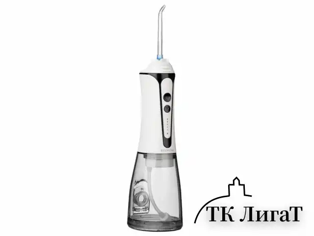 Ирригатор для полости рта REVYLINE RL 450 New, портативный, емкость резервуара 0,3 л, 5 насадок, белый, 7994