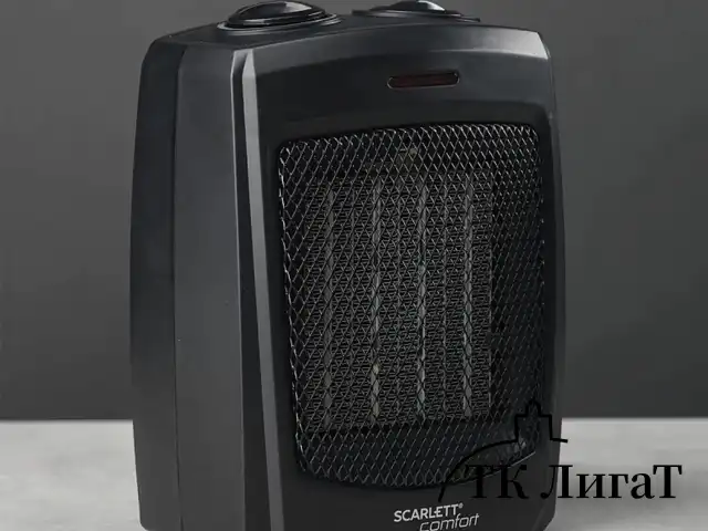 Тепловентилятор SCARLETT SC-FH1.511MC, 1500 Вт, 3 режима работы, черный