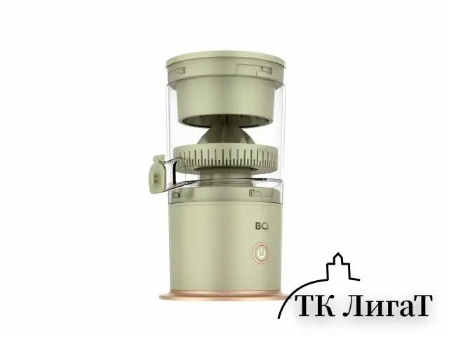 Соковыжималка для цитрусовых аккумуляторная BQ (БИ-КЬЮ) J3000, 45 Вт, стакан 0,2 л, пластик, зеленая, 86196906
