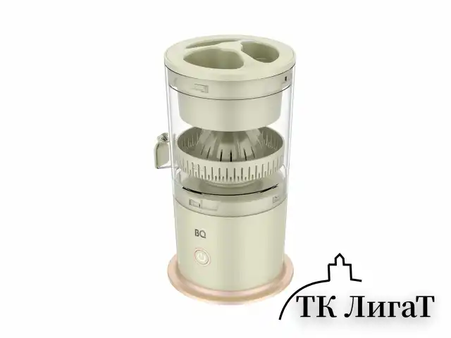 Соковыжималка для цитрусовых аккумуляторная BQ (БИ-КЬЮ) J3000, 45 Вт, стакан 0,2 л, пластик, зеленая, 86196906