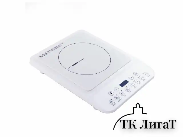 Настольная индукционная плита CENTEK CT-1517, 2000 Вт, 7 программ, электронное управление, белая, CT-1517 White