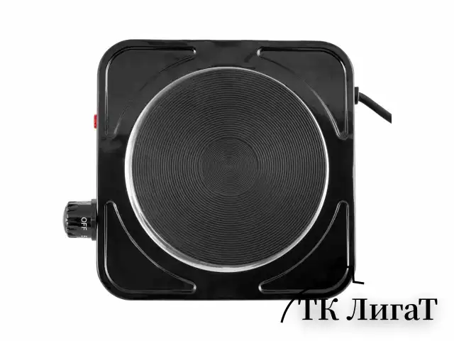 Настольная электрическая плита CENTEK CT-1506, 1000 Вт, 1 конфорка, 5 режимов нагрева, черная, CT-1506 Black