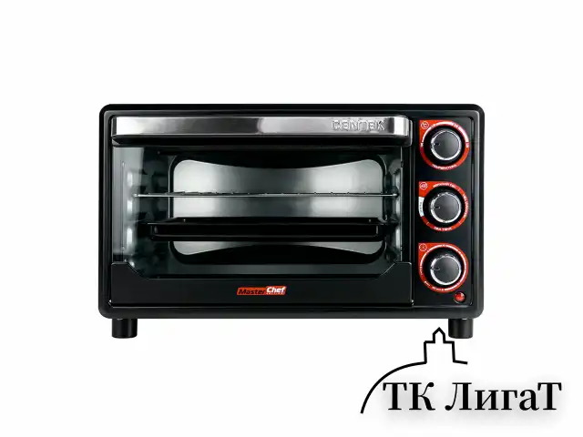 Мини-печь CENTEK CT-1537-30, 1600 Вт, 30 л, таймер 90 мин., черная