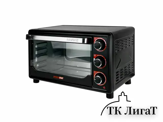 Мини-печь CENTEK CT-1537-30, 1600 Вт, 30 л, таймер 90 мин., черная