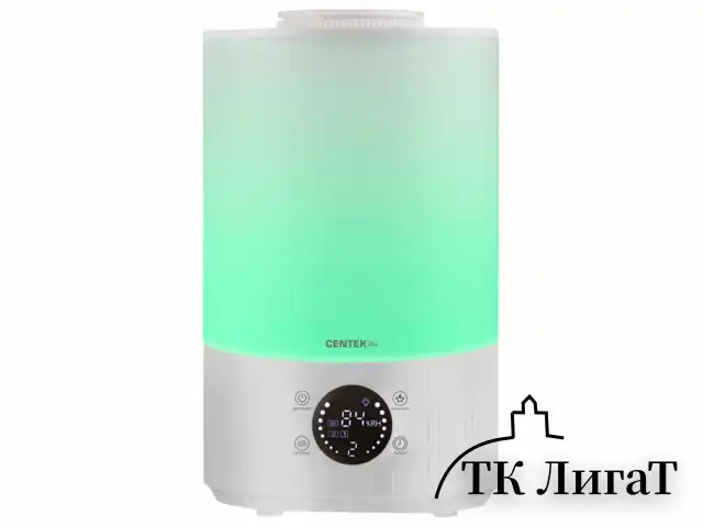 Увлажнитель воздуха CENTEK CT-5104, объем бака 2,8 л, 27 Вт, гигростат, белый