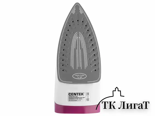 Утюг CENTEK CT-2348, 1800 Вт, антипригарное покрытие, антикапля, антинакипь, фиолетовый, CT-2348 VIOLET