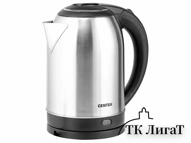 Чайник CENTEK CT-0037, 2 л, 2200 Вт, закрытый нагревательный элемент, сталь