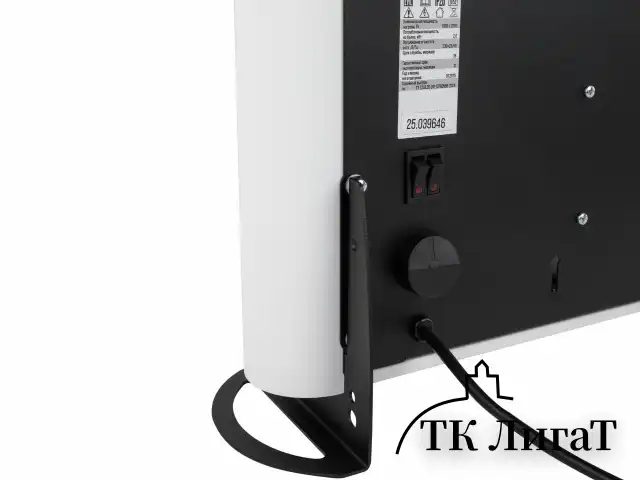 Обогреватель-конвектор SONNEN ONYX-2000.1, 2000 Вт, Х-образный нагревательный элемент, белый, сделано в России, 457630
