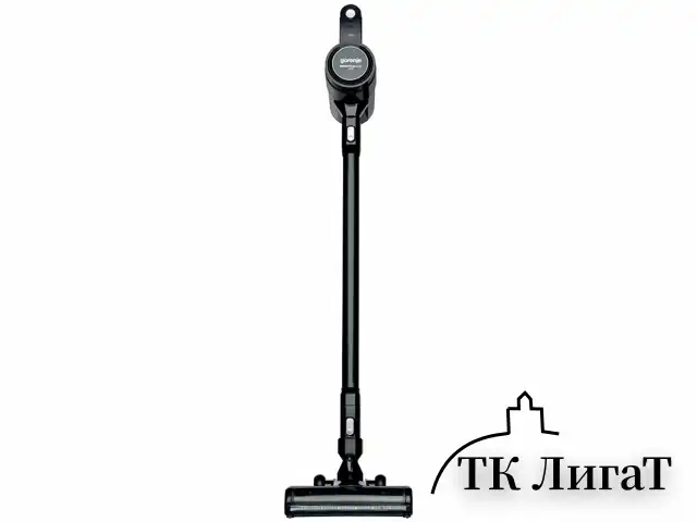 Пылесос вертикальный беспроводной GORENJE SVC216FMLBKII, 2 в 1, мощность 121 Вт, контейнер 0,5 л, черный