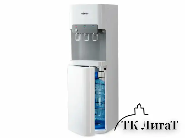 Кулер для воды VATTEN L07WK, напольный, НАГРЕВ/ОХЛАЖДЕНИЕ КОМПРЕССОРНОЕ, бутыль снизу, 3 крана, белый, УТ-00001652