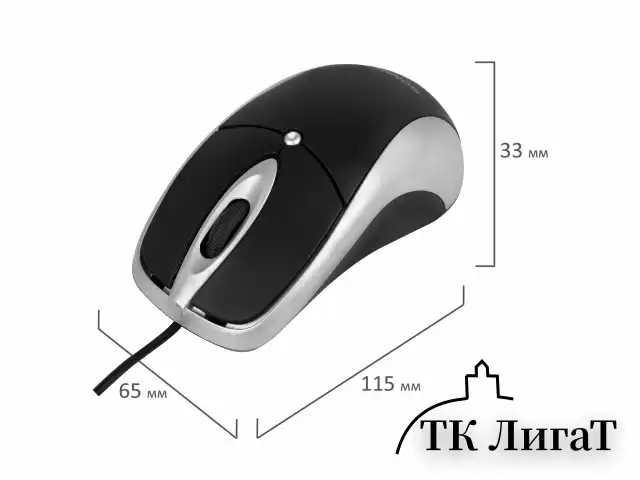 Набор проводной SONNEN KB-S110, USB, клавиатура 113 клавиш, мышь 3 кнопки, 1000 dpi, черный/серебристый, 513854