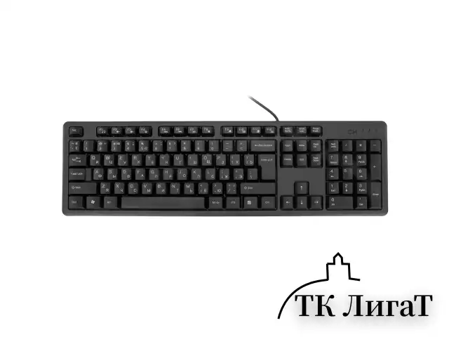 Набор проводной A4TECH KK-3330, USB, клавиатура 104 клавиши, мышь 2 кнопки + 1 кнопка-колесо, черная, 1530249